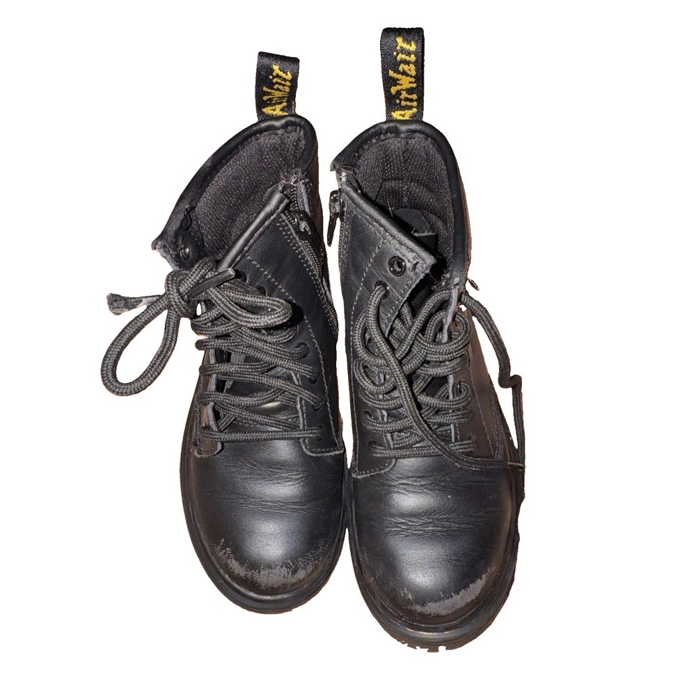 Dr Marten Air Wair Boots Black Toddler Kids Size 13
